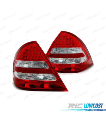 FEUX ARRIÈRE POUR MERCEDES CLASE C W203 04-07 LED ROUGE BLANC
