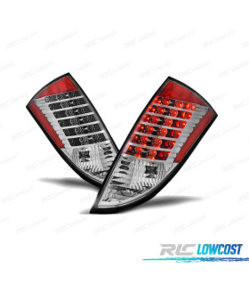 FEUX ARRIÈRE FORD FOCUS 1 HB 98-04 LED CHROMÉ