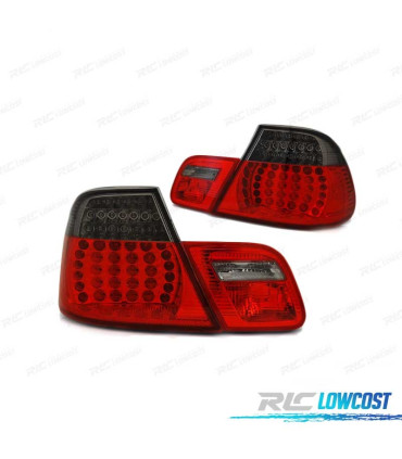 FEUX ARRIÈRE BMW E46 03-06 COUPÉ LED ROUGE FUMÉ LOOK M3
