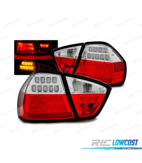 FEUX ARRIÈRE POUR BMW E90 05-08 BERLINE LED ROUGE