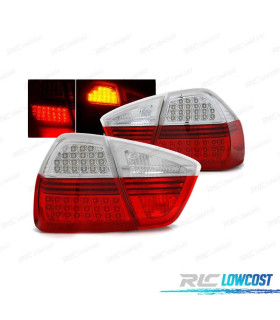 FEUX ARRIÈRE POUR BMW E90 05-08 LED ROUGE BLANC