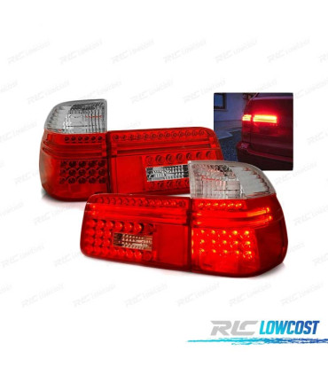 FEUX ARRIÈRE BMW E39 TOURING 97-00 LED ROUGE BLANC