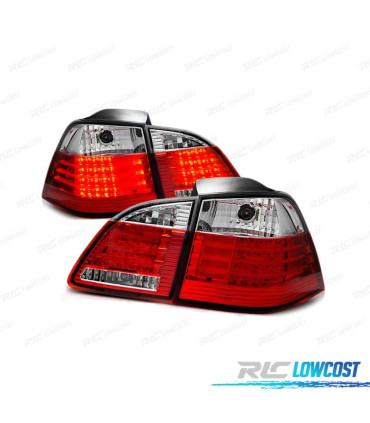 FEUX ARRIÈRE BMW E61 04-07 TOURING LED ROUGE BLANC