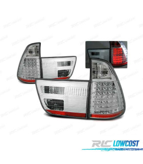 FEUX ARRIÈRE POUR BMW X5 E53 99-03 LED CHROMÉ