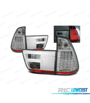 FEUX ARRIÈRE BMW X5 E53 99-03 LED CHROMÉ