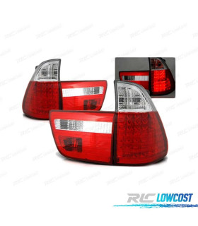 FEUX ARRIÈRE BMW X5 E53 99-03 LED ROUGE CLAIR