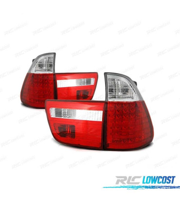 FEUX ARRIÈRE BMW X5 E53 99-03 LED ROUGE CLAIR