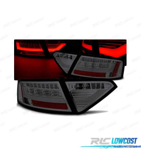 FEUX ARRIÈRE POUR AUDI A5 07-11 LED BAR FUMÉ