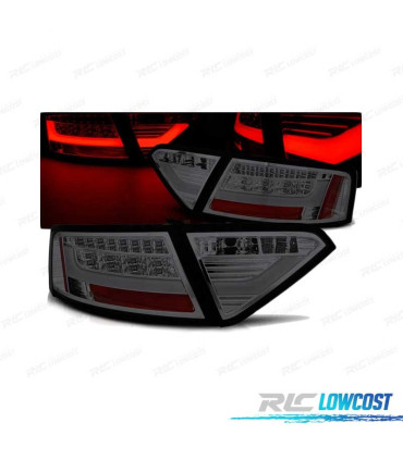 FEUX ARRIÈRE POUR AUDI A5 07-11 LED BAR FUMÉ