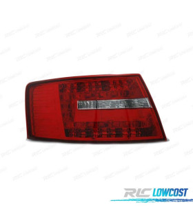 FEUX ARRIÈRE AUDI A6 C6 04-08 BERLINE LED ROUGE BLANC