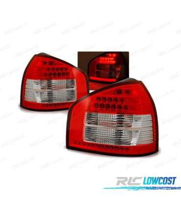 FEUX ARRIÈRE AUDI A3 96-00 LED ROUGE BLANC
