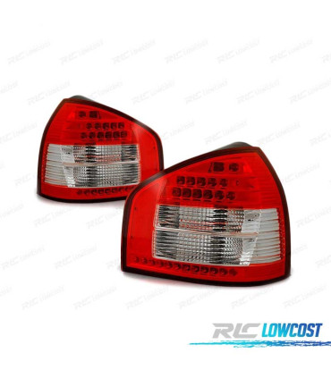 FEUX ARRIÈRE AUDI A3 96-00 LED ROUGE BLANC