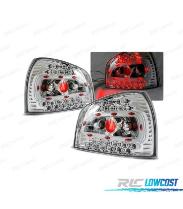 FEUX ARRIÈRE AUDI A3 96-00 LED CHROMÉ