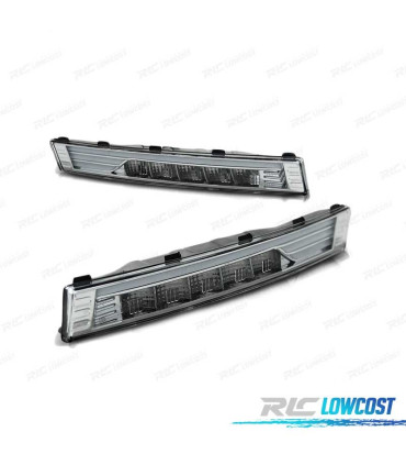 CLIGNOTANTS AVANT DAYLIGHT VOLKSWAGEN VW PASSAT B6 05-10 LED CHROMÉ