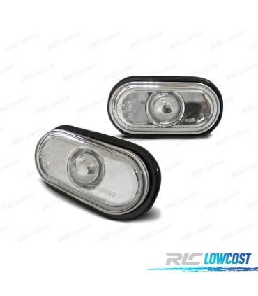 CLIGNOTANTS LATERAUX POUR RENAULT CLIO 90-01 CHROMÉ