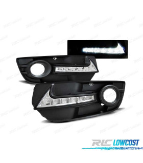 GRILLE PHARE ANTIBROUILLARD DAYLIGHT AUDI Q5 08-12 NOIR