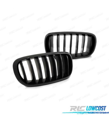 CALANDRES BMW X5 F15 X6 F16 13-18 LOOK M PERFORMANCE NOIR BRILLANT