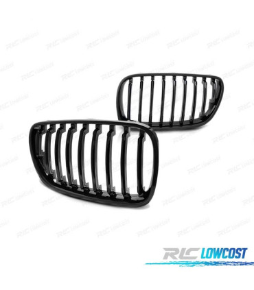 CALANDRES POUR BMW X3 E83 06-10 NOIR BRILLANT