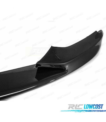 SPOILER LAME AVANT BMW F32 F33 F36 LOOK M PERFORMANCE NOIR BRILLANT