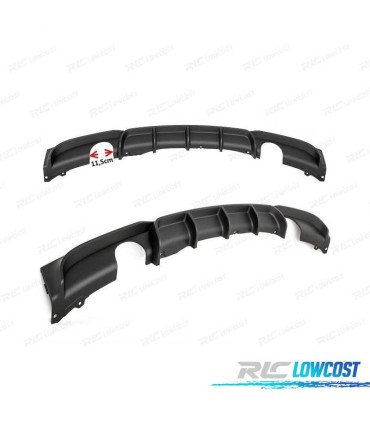 DIFFUSEUR BMW F30 F31 11-15 LOOK M PERFORMANCE DOUBLE SORTIE