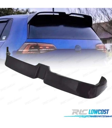 AILERON BECQUET SPOILER TOIT VOLKSWAGEN VW GOLF 7 7.5 LOOK OETTINGER NOIR BRILLANT