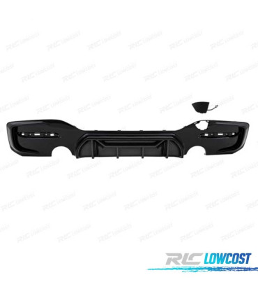 DIFFUSEUR BMW F20 LCI 15-19 LOOK M COMPETITION NOIR CARBONE O---O