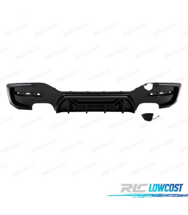 DIFFUSEUR BMW F20 LCI 15-19 LOOK M COMPETITION NOIR BRILLANT OO---OO