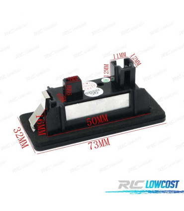 ÉCLAIRAGE PLAQUE D´IMMATRICULATION LED VOLKSWAGEN VW 10-16