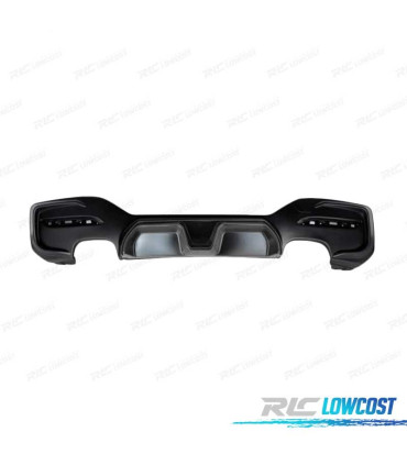 DIFFUSEUR BMW F20 LCI 15- LOOK CS NOIR MATE