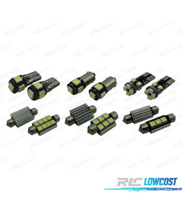 KIT 14 AMPOULES LED INTÉRIEUR POUR PORSCHE BOXSTER PORSCHE 986 96-04