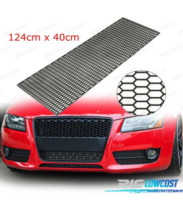 GRILLE DE PARE-CHOCS UNIVERSELLE ABS NOIR