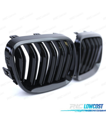 CALANDRES BMW E92 E93 LCI 10-14 LOOK M4 NOIR BRILLANT