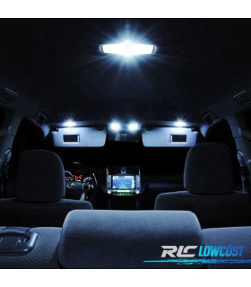 KIT 7 AMPOULES LED INTÉRIEUR FIAT 500 07-16 SAUF EASY LOUNGE POP SPORT TREKKING TURBO