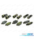 KIT 7 AMPOULES LED INTÉRIEUR FIAT 500 07-16 SAUF EASY LOUNGE POP SPORT TREKKING TURBO