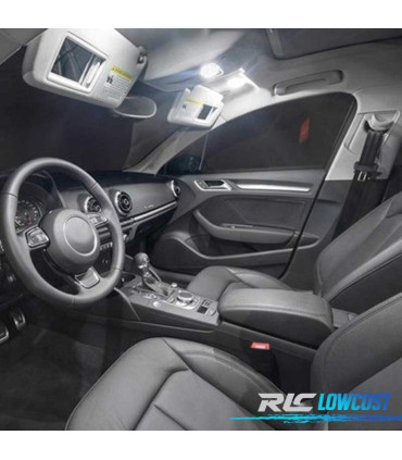 KIT 7 AMPOULES LED INTÉRIEUR POUR RENAULT CLIO IV MK4 GRANDTOUR 13-17