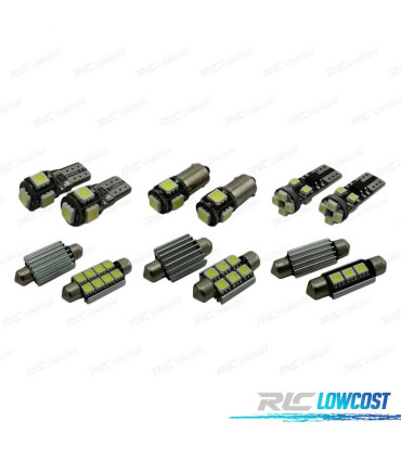 KIT 15 AMPOULES LED INTÉRIEUR POUR BMW SÉRIE 1 E81 E87 116i 118d 118i 120d 120i 123d 130i 135i 03-11