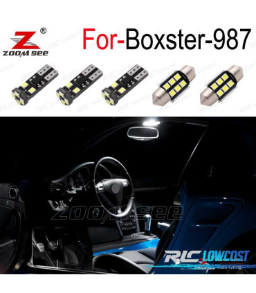 KIT 16 AMPOULES LED INTÉRIEUR POUR PORSCHE BOXSTER 987 BASE S 05-11