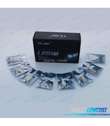 KIT 20 AMPOULES LED INTÉRIEUR AUDI Q5 2009-2016