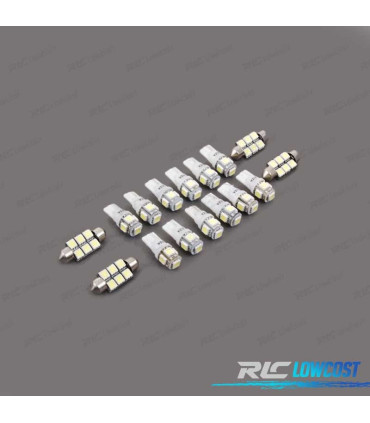 KIT 19 AMPOULES LED INTÉRIEUR POUR AUDI A6 ALLROAD QUATTRO 4GH 4GJ 2012-