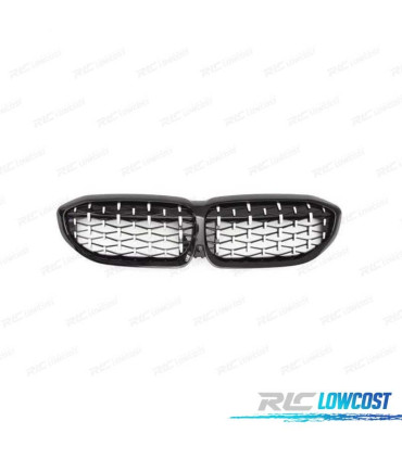 CALANDRES BMW G20 G21 19-22 LOOK M 340i NOIR BRILLANT