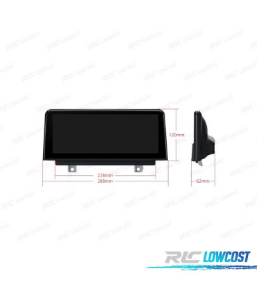 AUTORADIO GPS ANDROID 12 POUR BMW SÉRIE 3 F30 F31 F34 SÉRIE 4 F32 F33 F36 13-16 NBT