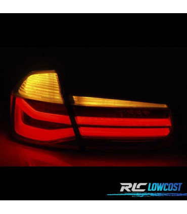 FEUX ARRIÈRE BMW F30 11-15 BERLINE TUBE LIGHT FUMÉ