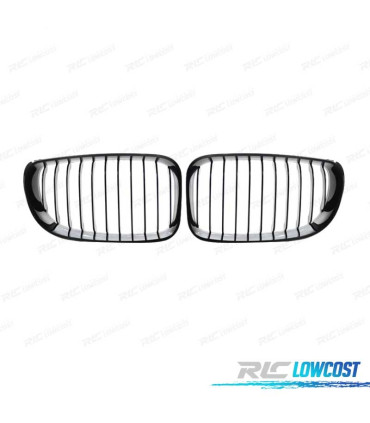 CALANDRES BMW E81 E87 E82 E88 07-11 LOOK 1M NOIR BRILLANT