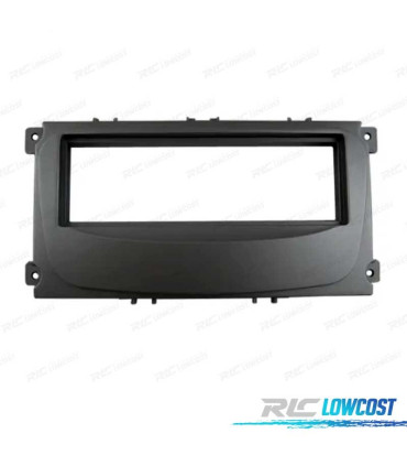 FACADE AUTORADIO 1 DIN POUR FORD FOCUS MONDEO SMAX CMAX GALAXY KUGA NOIR