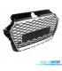 CALANDRE AUDI A3 8V 17-19 LOOK RS3 NOIR ARGENT