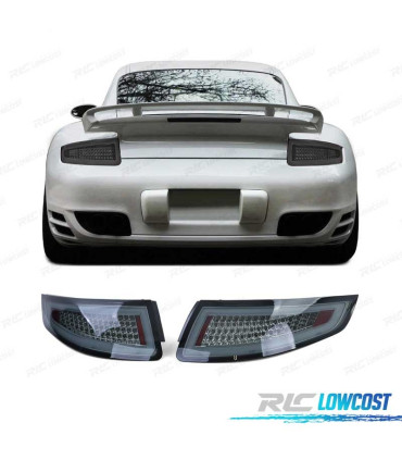 FEUX ARRIÈRE PORSCHE 911 997 04-08 FULL LED FUMÉ