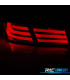 FEUX ARRIÈRE POUR BMW SÉRIE 5 F10 10- LIGHT BAR FOND GRIS