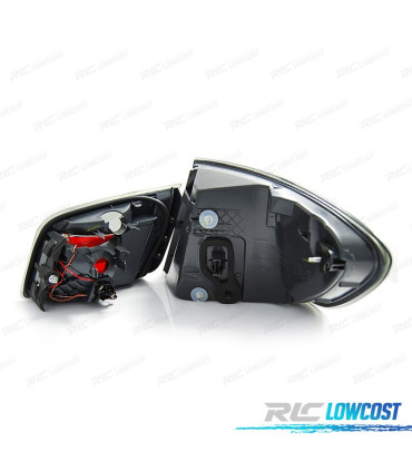 FEUX ARRIÈRE POUR BMW SÉRIE 5 F10 10- LIGHT BAR FOND ROUGE