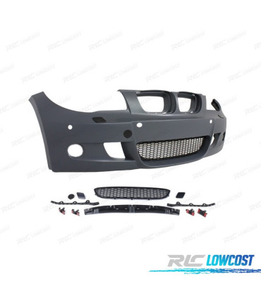 PARE CHOCS FRONTAL BMW E81 E87 E82 E88 04-13 LOOK M PDC SRA