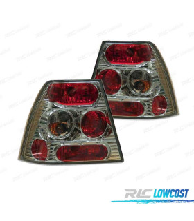 FEUX ARRIÈRE VOLKSWAGEN VW BORA 1J 98-05 STYLE LEXUS FOND CHROMÉ